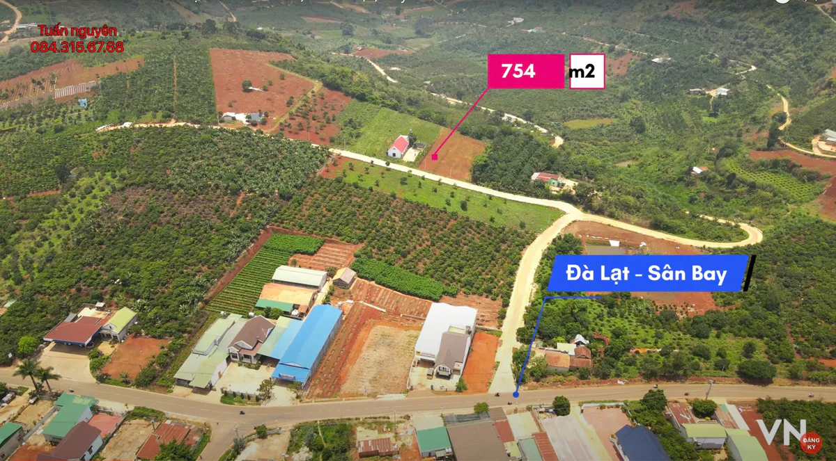 Bán 754m² Đất Sổ Hồng – Có 200m² Thổ Cư, Cách Đường Nhựa 150m| View Đẹp Không Gian Để Nghỉ Dưỡng