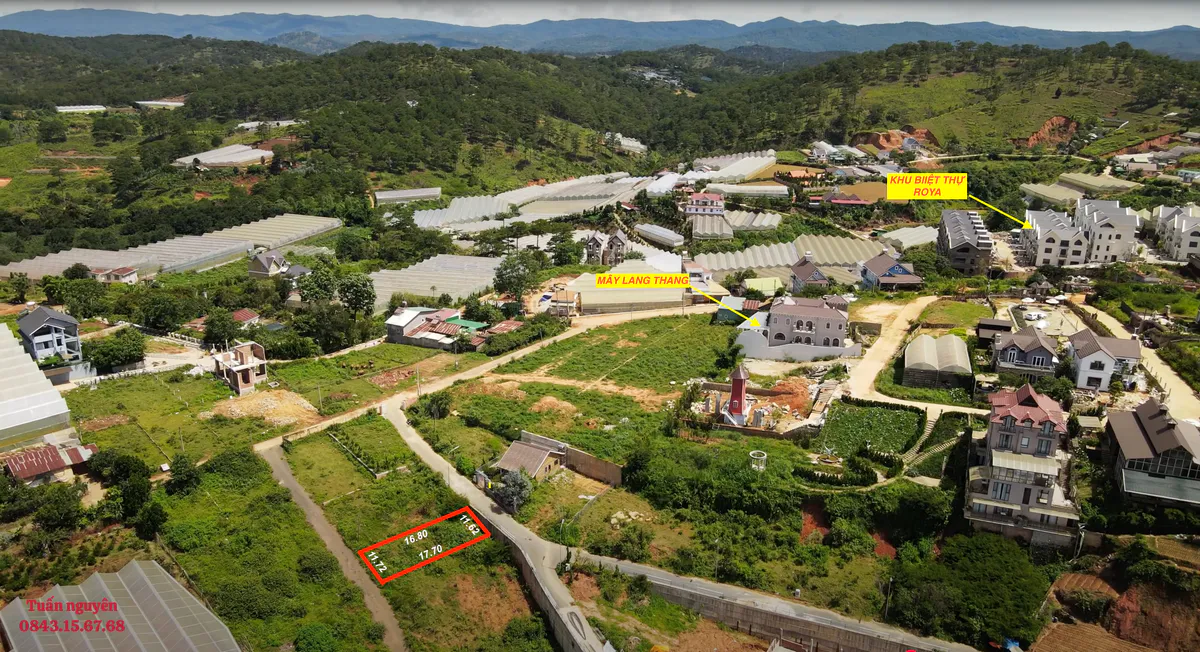 Bán Đất Măng Lin Đà Lạt 200m² – 100% Thổ Cư, 2 Mặt Tiền Đường Nhựa, Giá 3,8 Tỷ
