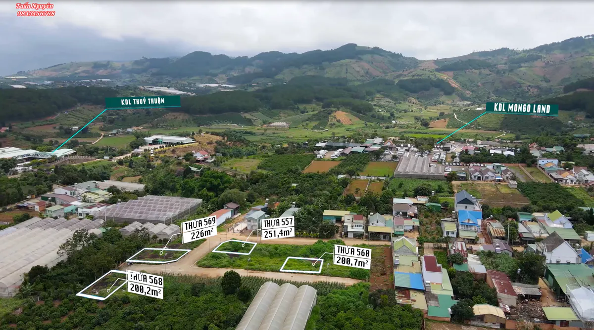 Bán Đất 200m² - 100% Thổ Cư Sổ Hồng Riêng| Gần KDL Mongo Land - Trung Tâm Tà Nung – Đà Lạt
