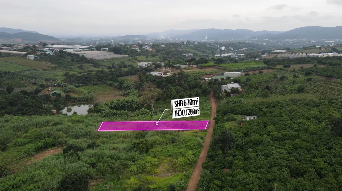 Bán Đất 670m² Đông Thanh| Sổ Hồng Riêng| Đã Có 200m² Thổ Cư| Ngay Đông Thanh - Nam Ban| Giá chỉ 1 tỷ 650