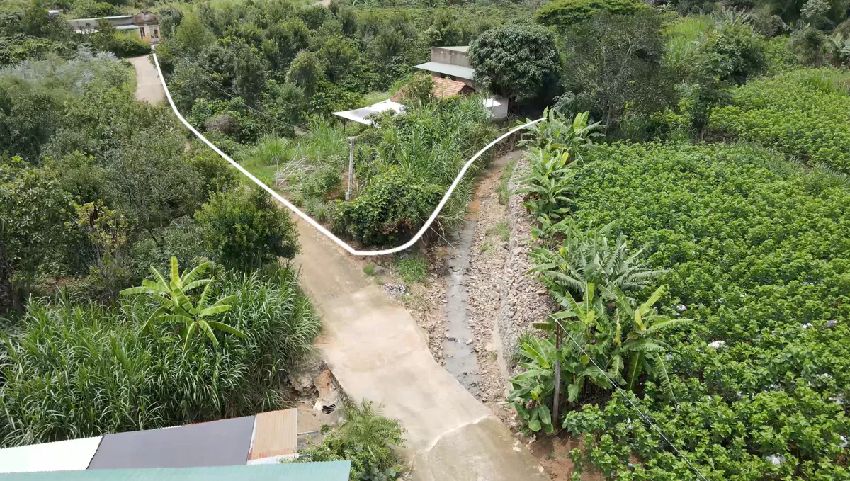 Bán Nhà Vườn 3.797m², Có Thổ Cư, Nhà Cấp 4, Lô Góc, Giáp Suối Đá, Đông Thanh - Nam Ban – Giá Chỉ 3 tỷ