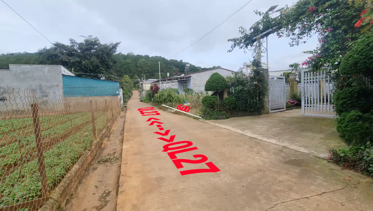 Bán 344m2 Sổ Hồng Riêng Đất Thổ Cư, Gần Chợ Finom, Cách Sân Bay Liên Khương 7km, Giá Chỉ 1,4tỷ