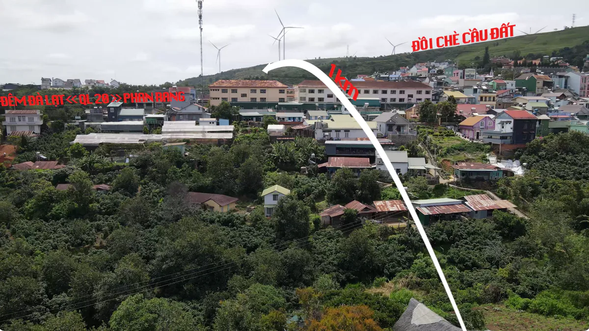 Bán Nhà Vườn Homestay Sổ Hồng Riêng 438m², View Đồi Chè - Đồi Điện Gió Cấu Đất - Chỉ 3,7tỷ
