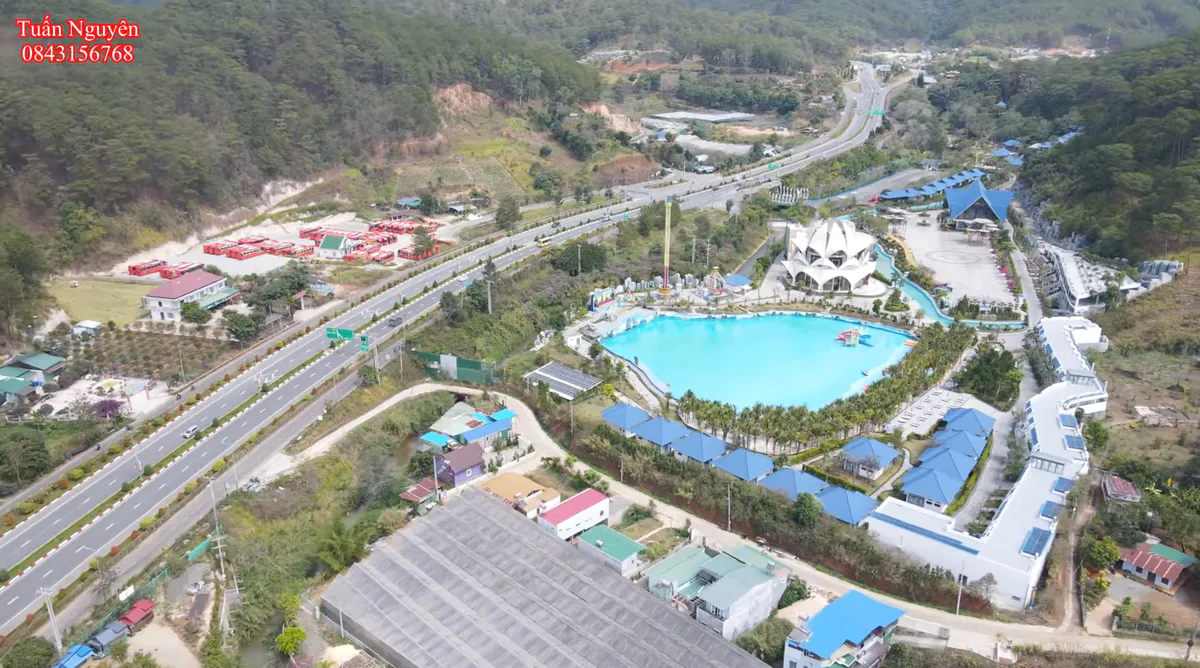 Bán Đất 1.350m² Ngay Chân Đèo Frenn| Sổ Hồng Thổ Cư 250m² | Giáp Suối Ngay Định An - Đức Trọng