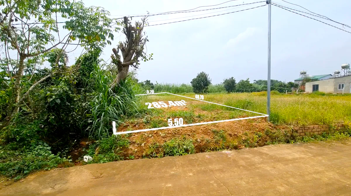 Bán Đất 285,4m² Có 80m² Thổ Cư – Sổ Hồng Riêng, Đường Ô Tô Ngay Nam Ban - Lâm Hà| Giá Chỉ 550 Triệu