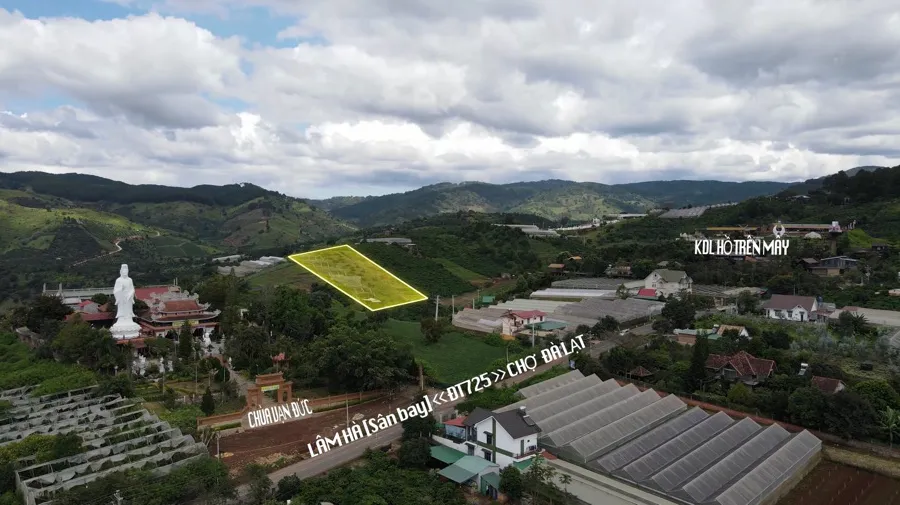 Bán 7.062m² Đất 2 Mặt Tiền| Ngay KDL Hồ Trên Mây - View Toàn Cảnh Trung Tâm| Tà Nung – Đà Lạt