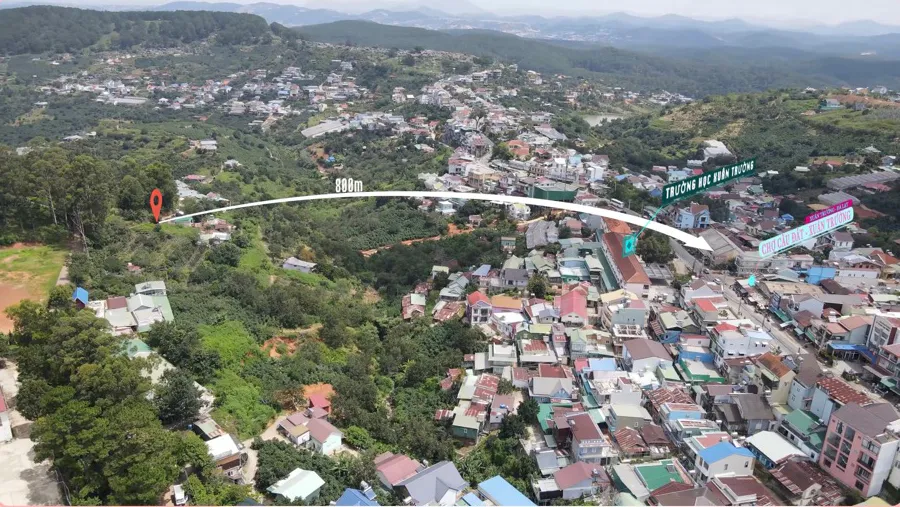 Bán Thửa Đất 440m2| Lô Góc Thổ Cư | 2 Mặt Tiền Gần Chợ | Có View Đường Xe Hơi Thuận Tiện Ngay Cầu Đất – Đà Lạt