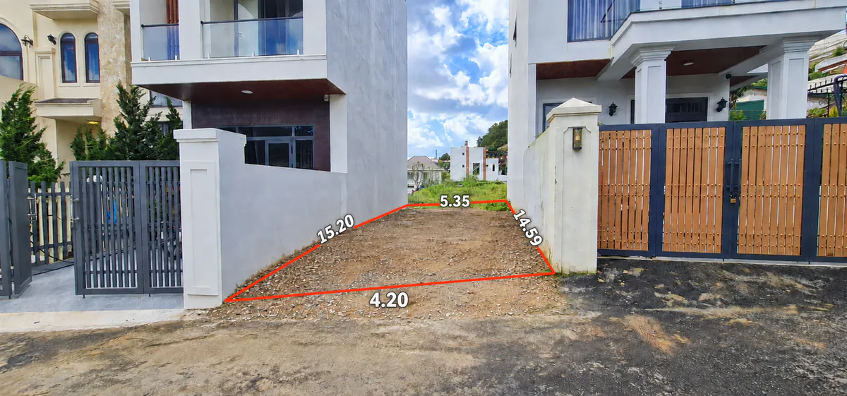 Bán Đất Thổ Cư| 70m² Nở Hậu| Sổ Hồng Hẻm Đường Nhựa| Ngay Phước Thành - Đà Lạt